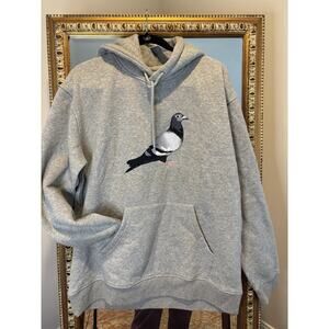 Staple Pigeon Men’s Embroidered Aztec XL Hoodie Sweatshirt Triple Stitched EUC